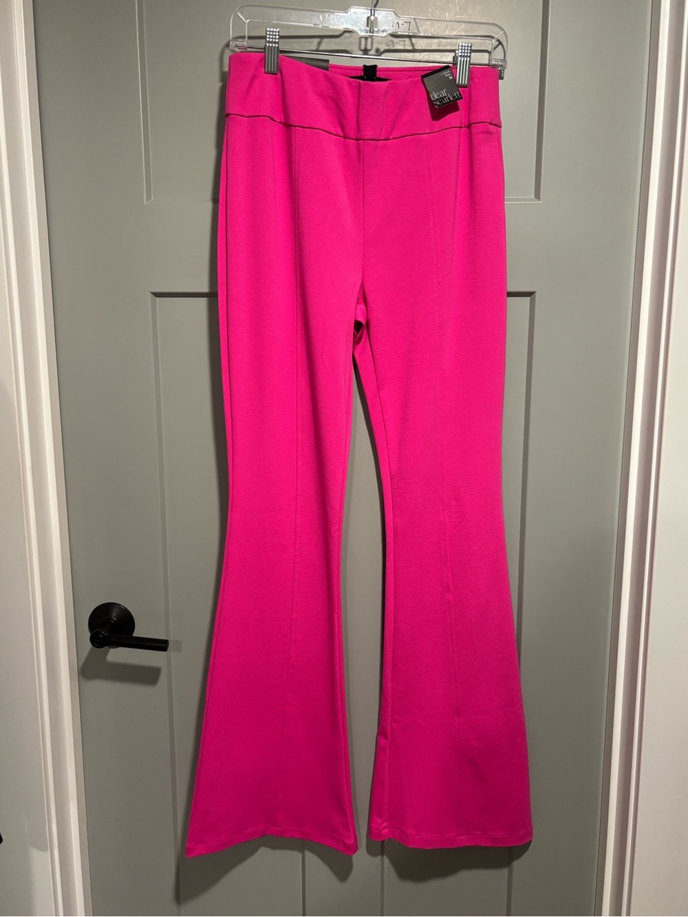 Hot Pink Flared Pants